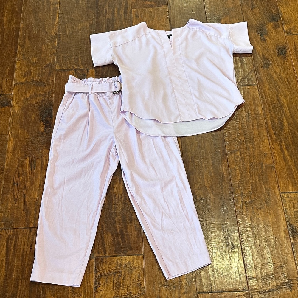Ann Taylor Lavendar pant set